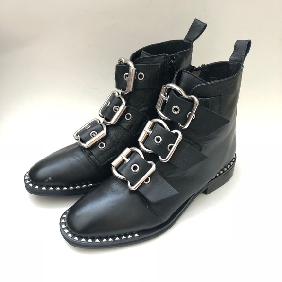 topshop flat ankle boots